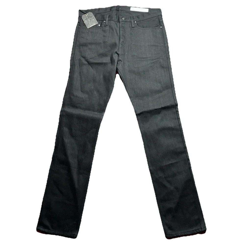 Deus Ex Machina Straight Isola Selvedge Vintage Black - Made In USA Fits 36/35